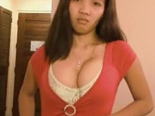 Sexy Filipina with large fucking bumpers entertains foreigner in hotel room
